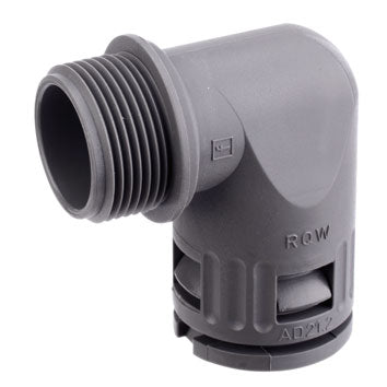 Flexa - Kunststoff-Wellschlauch-Verschraubung Schnellverschraubung RQW-P AD42,5/Pg36gr IP67,Winkel − 10 Stück