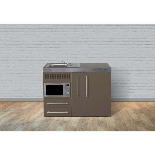 Stengel - Mini-Küche Miniküche Premiumline MPMMM120AMWBli Mokka metallic