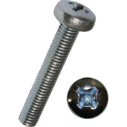 Dresselhaus - Maschinenschraube/Bolzen Linsenschraube 4.8 0470/001/01 4x60 Kreuzschlitz H − 200 Stück