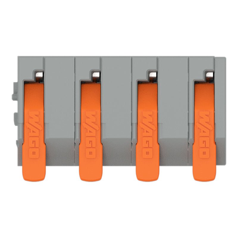 WAGO - Leiterplattenklemme 2601-1304 1,5mm²,gr − 70 Stück