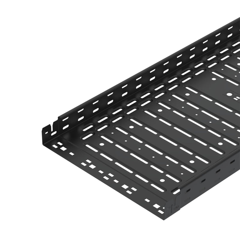 OBO Bettermann - Kabelrinne RKSM Magic RKSM 640 FSK SW mit Schnellverbindun − 3 Meter