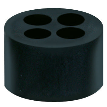 Flexa - Dichtring, flach Mehrfachdichteinsatz DE-M TPE M25 4x5 schwarz − 10 Stück