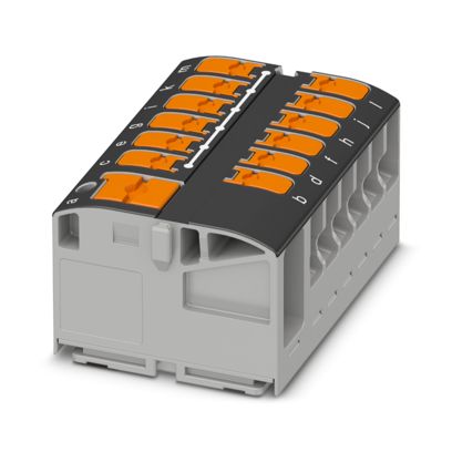 Phoenix Contact - Durchgangs-Reihenklemme Verteilerblock PTVFIX 6/12X2,5 BK − 20 Stück
