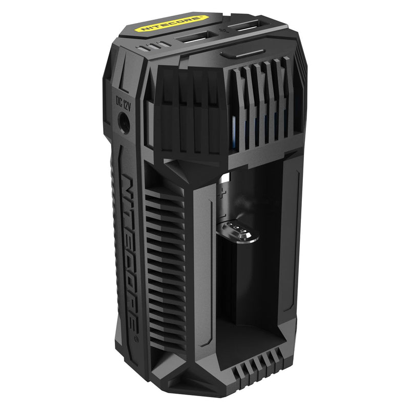 Hückmann - Universal-Ladegerät KFZ-Schnellladegerät 12V V2 USB-Ausgang V2