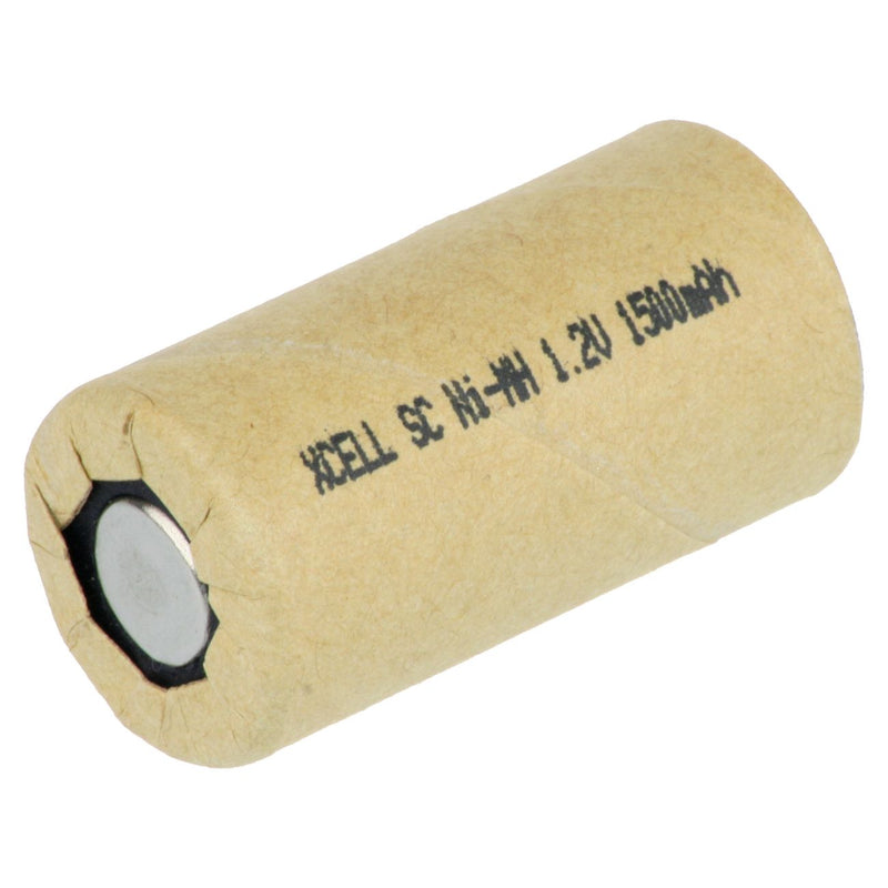 Hückmann - Akku Ni-MH 1,2V Sub-C X1500SCR/PP 1500mAh Ind. XCell