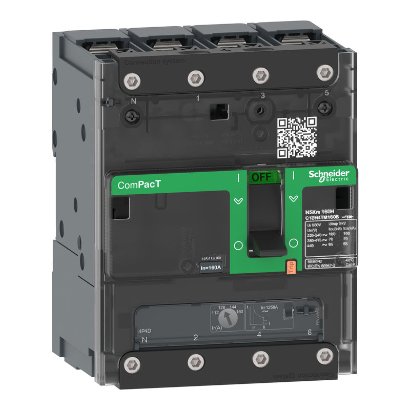 Schneider Electric - Leistungsschalter für Trafo-, Generator- und Anlagenschutz Kompaktleistungsschalter C11B6TM100B ComPacT NSXm 100A