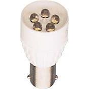 Scharnberger+Hasenbein - Single-LED Cluster LED 16x35mm Ba9s 35730 230VAC/DC rot
