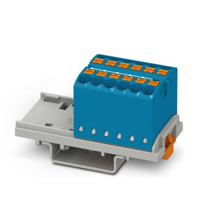 Phoenix Contact - Durchgangs-Reihenklemme Verteilerblock PTFIX 12X2,5#1221413 − 8 Stück