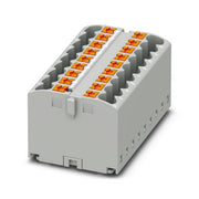 Phoenix Contact - Durchgangs-Reihenklemme Verteilerblock PTFIX 18X2,5 GY-EX − 8 Stück