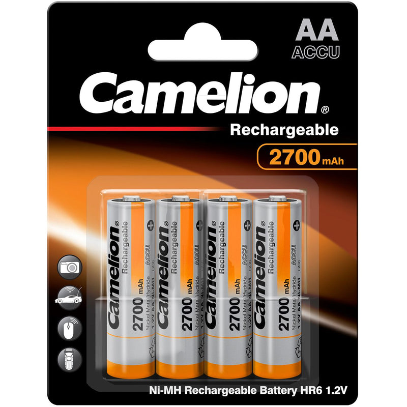 Hückmann - Akku 1,2V Mignon AA 143349(VE 4) 4er inkl. Aufbewahr. − 12 Packung