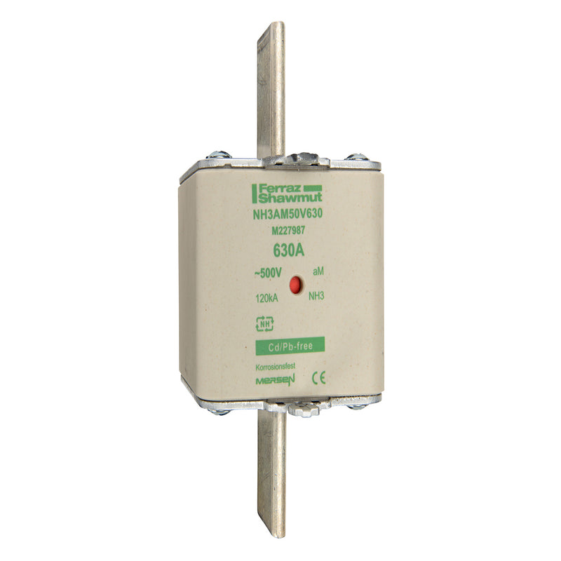 Mersen - Messersicherung Sicherungseinsatz NH aM NH3AM50V630 Gr.3 630A sfü KM