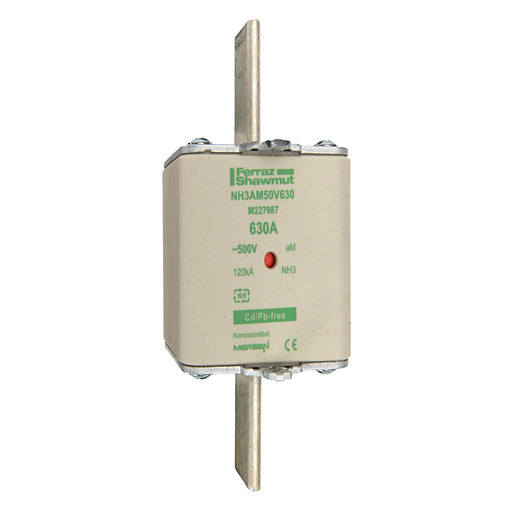 Mersen - Messersicherung Sicherungseinsatz NH aM NH3AM50V630 Gr.3 630A sfü KM