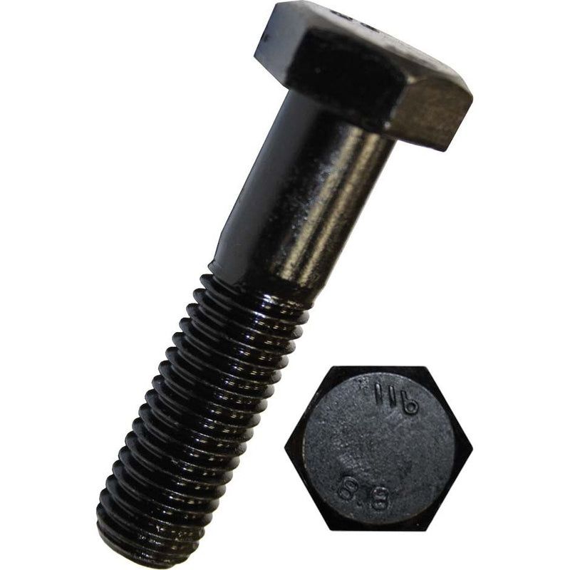 Dresselhaus - Maschinenschraube/Bolzen Sechskantschraube 0202/000/01 10x150 mit Schaft, 8.8 − 50 Stück