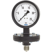 Wika Wiegand - Membranmanometer Plattenfedmano 422.12.100 9062483 Graugu -1bar G1/2B