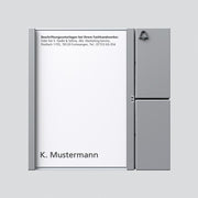 Siedle&Söhne - Funktionsmodul für Türkommunikation Bus-Tasten-Modul BTM 650-01 SM si/met