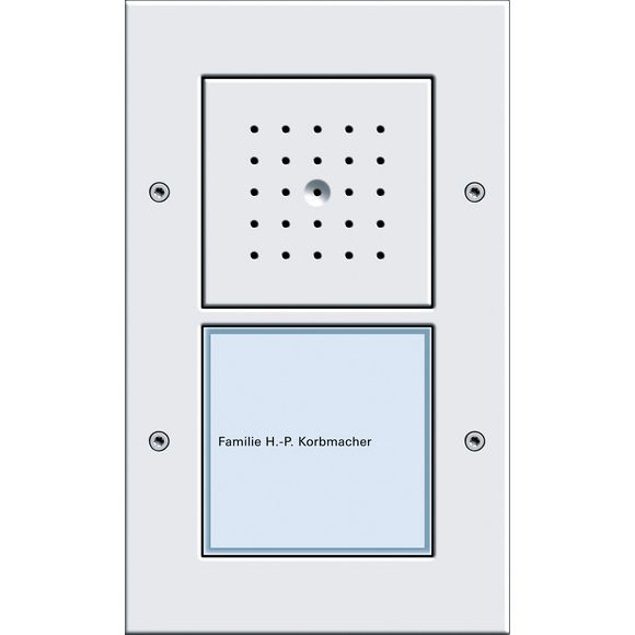 Gira - Türstation für Türkommunikation Türstation 126666 AP 1fach reinweiß