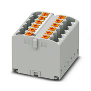 Phoenix Contact - Durchgangs-Reihenklemme Verteilerblock PTFIX 12X2,5 GY-EX − 8 Stück