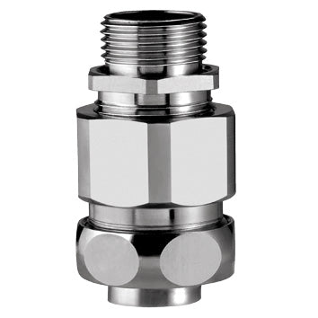 Flexa - Metall-Schutzschlauch-Verschraubung Metallverschraubung gerade 15017328020 AD 21, M 20 x 1,5 − 10 Stück