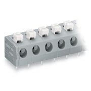 WAGO - Leiterplattenklemme 804-305 Drücker,2,5 mm²,grau − 30 Stück