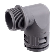 Flexa - Kunststoff-Wellschlauch-Verschraubung Schnellverschraubung RQW-P AD54,5/Pg48gr IP67,Winkel − 5 Stück