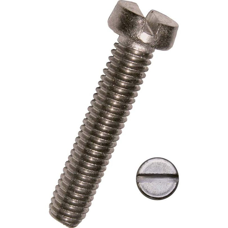 Dresselhaus - Maschinenschraube/Bolzen Zylinderschrauben 3302/000/51 6x20 Schlitz,Edelstahl A2 − 100 Stück