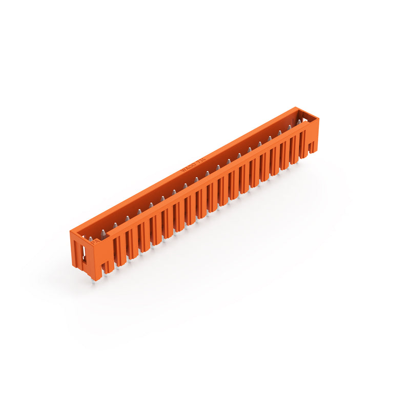WAGO - Leiterplattensteckverbinder THT-Stiftleiste Lötstift 734-250 1,0x1,0,gerade,or − 50 Stück