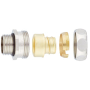 Lapp Zubehör - Metall-Schutzschlauch-Verschraubung SILVYN-US-M-12X1,5-AS-P 55502622 − 50 Stück