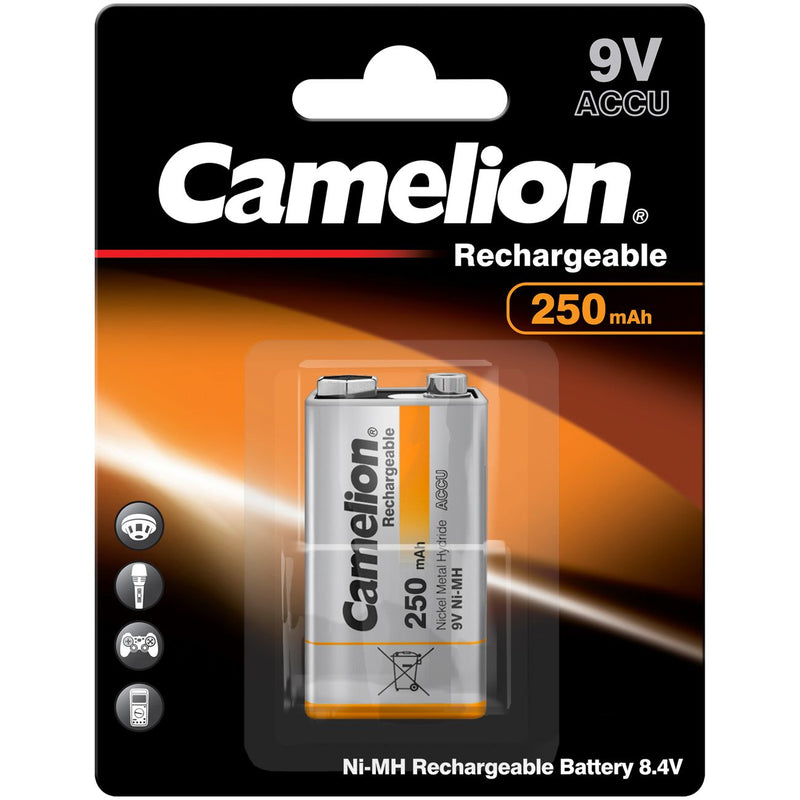 Hückmann - Akku 9V Block E 130819 250mAh Bli1 Camelion