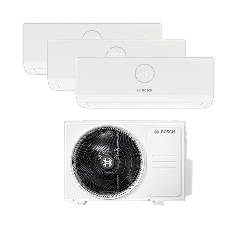 Bosch Climate 5000 M – Wandgerät Multisplit: 3 Inneneinheiten + 1 Außengerät