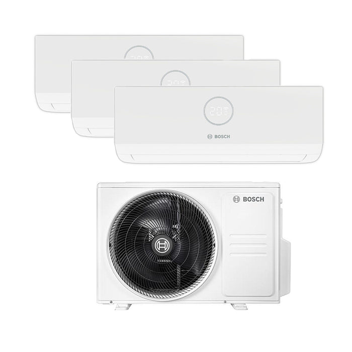 Bosch Climate 5000 M – Wandgerät Multisplit: 3 Inneneinheiten + 1 Außengerät
