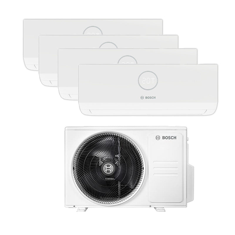 Bosch Climate 5000 M – Wandgerät Multisplit: 4 Inneneinheiten + 1 Außengerät