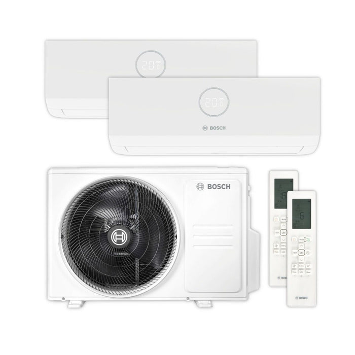 Bosch Climate 5000 M – Wandgerät Multisplit: 2 Inneneinheiten + 1 Außengerät
