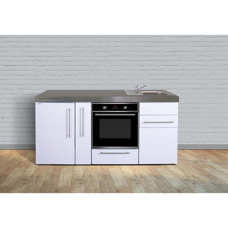 Stengel - Mini-Küche Miniküche Premiumline MPBSM180ABOBreS Schwarz matt