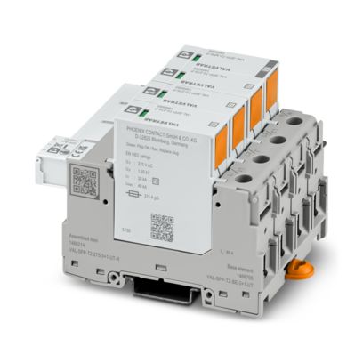 Phoenix Contact - Überspannungsableiter für Energietechnik/Stromversorgung Überspannungsableiter VAL-SPP-T2-2#1466214 Typ 2