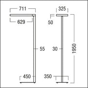 Zumtobel Group - Stehleuchte LED - Stehleuchte EPURIA DI #42187165 4000K