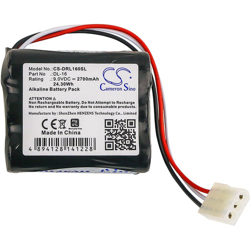 Hückmann - Batterie Batteriepack Türsteuerung CS-DRL160SL 9V 2700mAh Alk Kaba