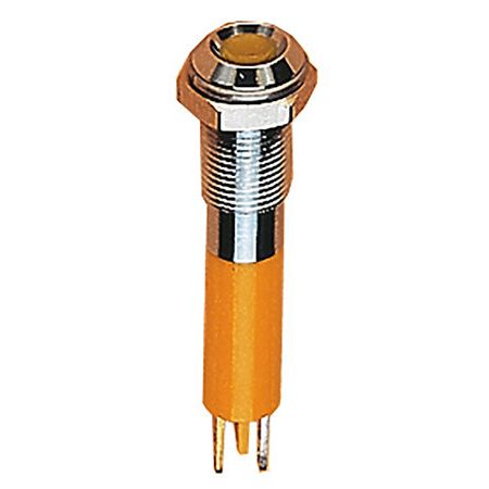 Scharnberger+Hasenbein - Leuchtmelder, Komplettgerät LED-Signallampe flach 38006 3mm 24-28VDC blau