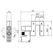WAGO - Zubehör/Ersatzteile für Klemmen Potentialabgriff 855-8015 mit Sicherung (L)