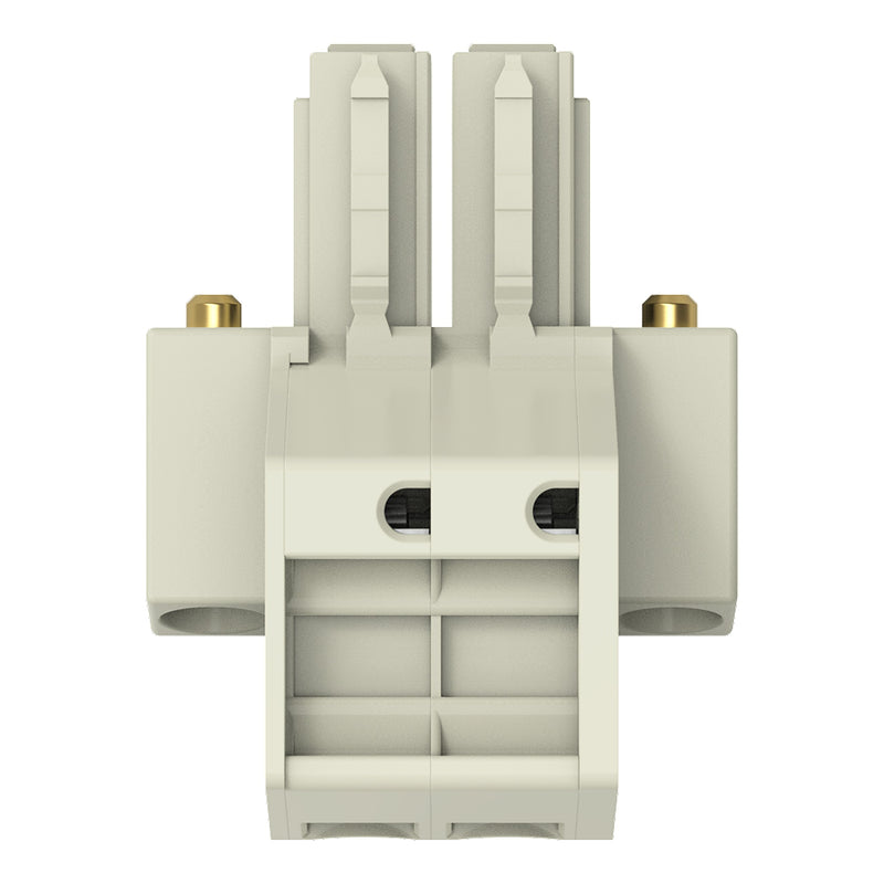 WAGO - Ein- und mehrpolige Klemmenleiste 1-Leiter-Federleiste 831-3102/107-000 CAGECLAMP,10mm²,lgr − 24 Stück