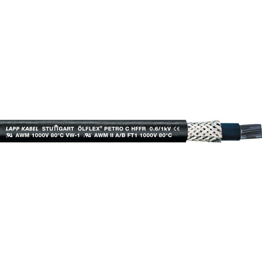 Lapp Kabel&Leitung - Energiekabel >= 1 kV, für ortsveränderlichen Einsatz ÖLFLEX PETRO C HFFR 0023240 25G1,5 BK