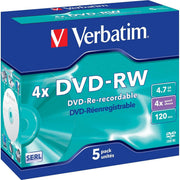 Verbatim - Speichermedium digital DVD-RW 43285 (VE5) Jewelcase 5 Discs