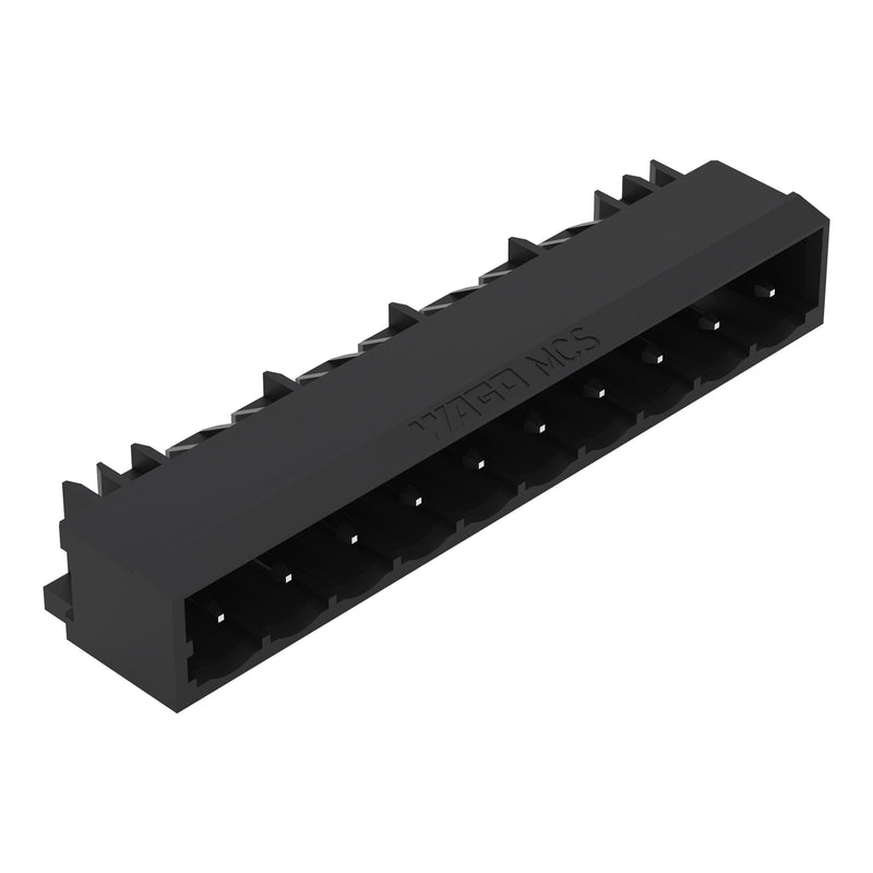 WAGO GmbH & Co. KG - Leiterplattensteckverbinder THR - Stiftleiste Lötstift 231 - 44#4017332745970 1,0x1,0,abgew.,sw − 100 Stück