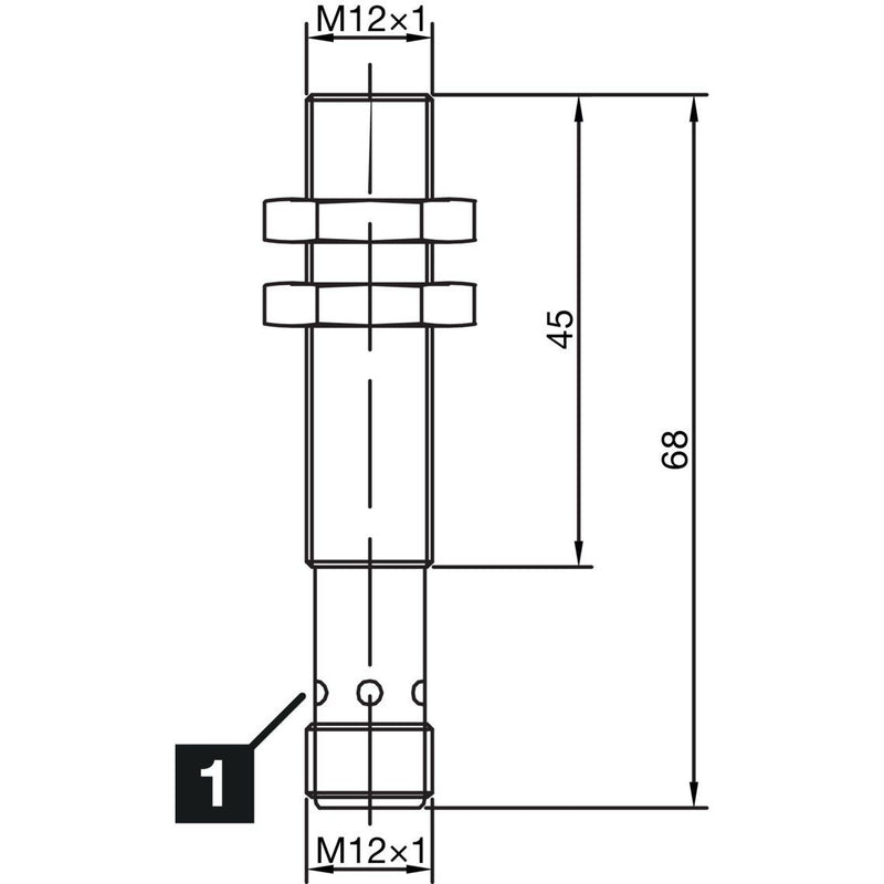 Di-soric - Induktiver Näherungsschalter Induktiver Näherungssensor INS-M12-B04NS-B3 4mm, bündig
