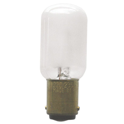Scharnberger+Hasenbein - Allgebrauchsglühlampe Röhrenform Nählichtlampe 22x57mm 40160 Ba15d 220-235V 20W