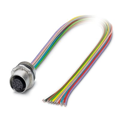Phoenix Contact - Patchkabel Kupfer Gerätesteckverbinder SACC-E-FS-12#1239010 Vorderwand