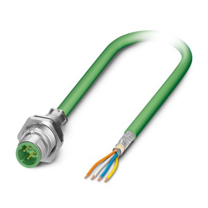 Phoenix Contact - Patchkabel Kupfer Gerätesteckverbinder SACCBP-MSD-4#1239685 Hinterwand
