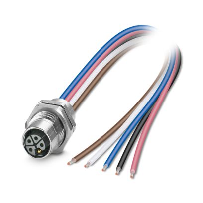 Phoenix Contact - Patchkabel Kupfer Gerätesteckverbinder SACC-DSI-M12#1239544 Hinterwand