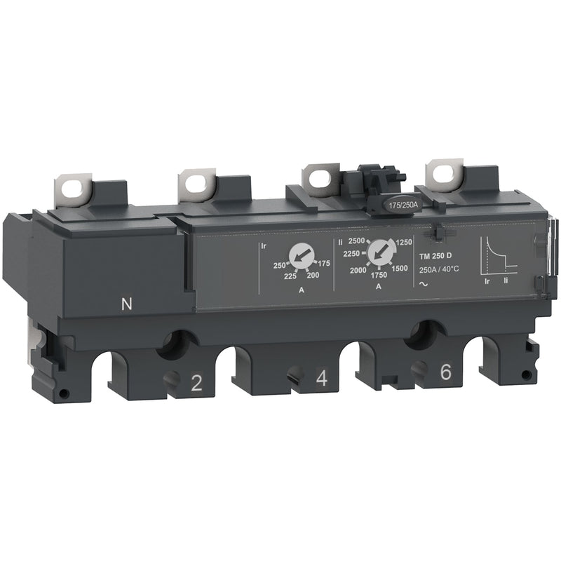 Schneider Electric - Auslöseblock für Leistungsschalter Auslösegerät thermomagneti C104TM100 sch TM100D 100A 4P4D