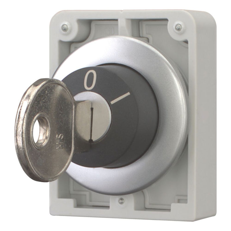 Eaton - Frontelement für Wahlschalter Schlüsseltaste Flat Front M30C-FWS-MS3 tastend 2 Stellungen