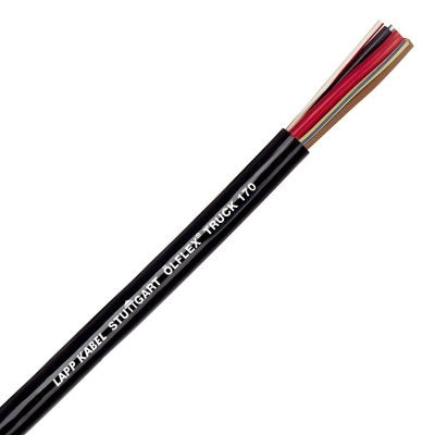 Lapp Kabel&Leitung - Energiekabel < 1 kV, für ortsveränderlichen Einsatz ÖLFLEX TRUCK 170 FLRYY 7027000/500 2X1,5 WH/BK − 500 Meter